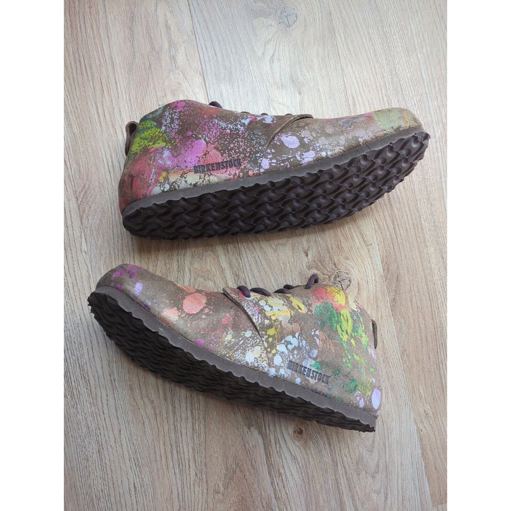 Birkenstock Dundee Chukka Paint Splatter Flower Crush RARE - Picture 10 of 16